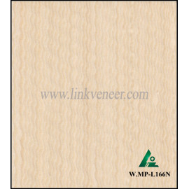 W.MP-L166N, ripple maple engineered wood veneer for plywood