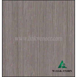 W.OAK-T5108N, Beautiful Engineered washed gray oak wood veneer for hotel decoration