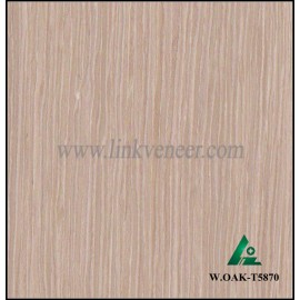 W.OAK-T5870, E.V. engineered wood venneer recon wood face veneer size2500*640mm