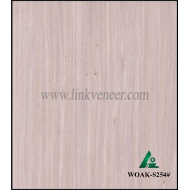 WOAK-S254#,  0.9mm engineered white oak wood veneer for furniture