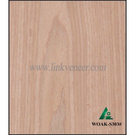 WOAK-S303#, engineered veneer oak face for doors and furniture