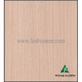 WOAK-SA28N#, white oak face veneer used for furniture