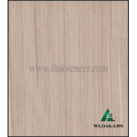 WS.OAK-L09S, oak color face veneer recon veneer grade A slice wood veneer engineered wood veneer for furniture face