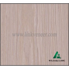WS.OAK-L105C, face veneer washed oak veneer/engineered washed oak veneer/recomposed oak veneer