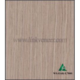 WS.OAK-L780S, Furniture plywood face used engineered oak veneer with high quality size 2500x640mm slice cut wood veneer