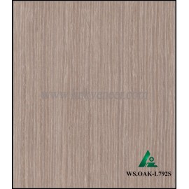 WS.OAK-L792S, oak engineered wood veneer technology wood veneer recon veneer slice wood veneer size 2500*640mm