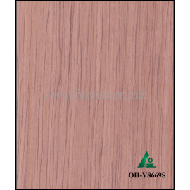 OH-Y8669S, Engineered Wood Veneer of red color