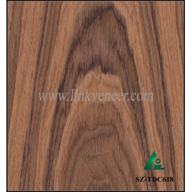 SZ-TDC618, 0.15-0.6mm thickness rosewood face egineered wood veneer for plywood in Vietnam
