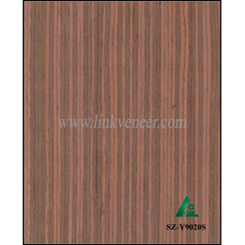 SZ-Y9020S, 0.3mm thickness egineered wash rose wood veneer in sale factory direct