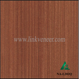 NA-L202Q, recon red sapele fancy wood veneer