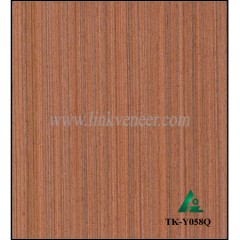 TK-Y058Q, Grade A engineered teak wood veneer for Wrapping Material