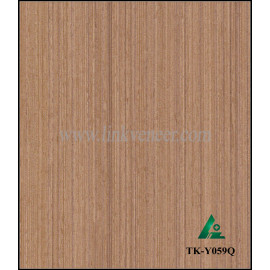 TK-Y059Q, Factory supply crown cut teak veneer for plywood