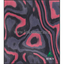 RTR-Y, Factory hot sale in India recon colourful burl veneer with high quality