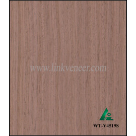 WT-Y4519S, engineered face veneer /0.4mm face veneer black walnut colour veneer /artificial wood veneer