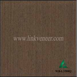 WB-L3208Q, wenge engineered face veneer engineer veneer wood veneer for plywood face veneer