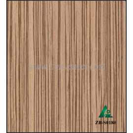 ZB-S018#, Manufacturer supply recon wood veneer zebra wood veneer