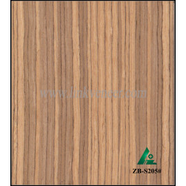 ZB-S205#, engineered wood veneer zebra face veneer