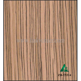 ZB-T5314, 0.40mm zebra veneer wood/face veneer/wood veneer sheet/F&L veneer