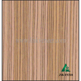 ZB-T5318, 0.30mm veneer wood/face veneer/ zebra wood veneer sheet