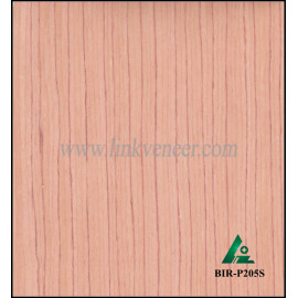 BIR-P205S, engineered Chinese walnut veneer,pink Chinese walnut