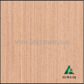 ELM-L1Q, engineered wood veneer recon elm face veneer size 2500*640mm