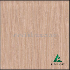 ELM-L435C, 0.9mm engineered elm wood veneer for furniture