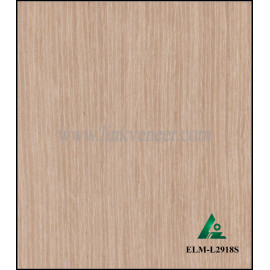ELM-L2918S, produce engineered elm wood veneer with crown design technology