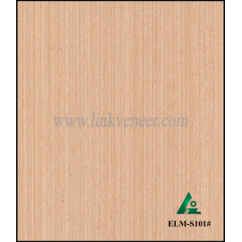 ELM-S101#, Engineered wood veneer elm veneer for interior doors face and plywood face