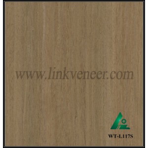 WT-L117S, Engineered wood veneer Walnut veneer for interior doors face and plywood face