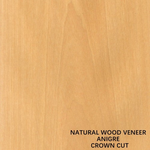 NATURAL ANIGRE WOOD VENEER SHEETS SPECIALLY FIGURED GRAIN RED COLOR FOR CABINET