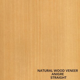 NATURAL ANIGRE WOOD VENEER SHEETS SPECIALLY FIGURED GRAIN RED COLOR FOR CABINET