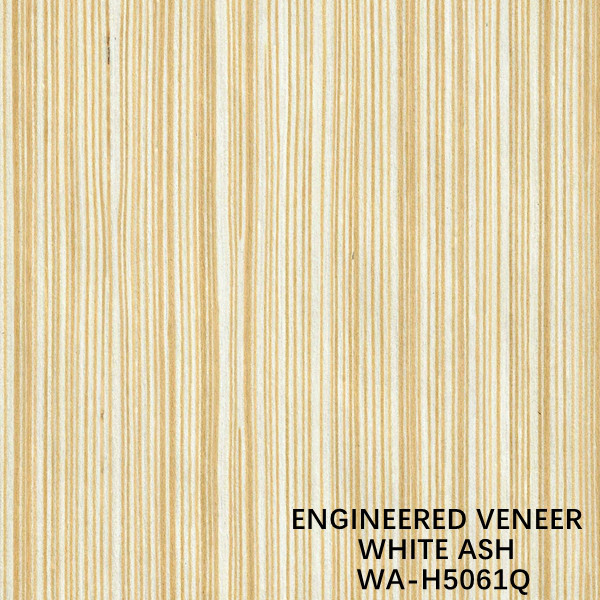MAN MADE WHITE ASH WOOD VENEER H5061Q YELLOW COLOR CHINA MAKES FOR DOORS ISO