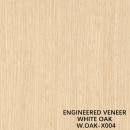 FANCY RECOMPOSED WOOD VENEER WHITE OAK X004 STRAIGHT GRAIN CUSTOMIZED SERVICE