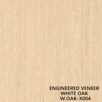 FANCY RECOMPOSED WOOD VENEER WHITE OAK X004 STRAIGHT GRAIN CUSTOMIZED SERVICE