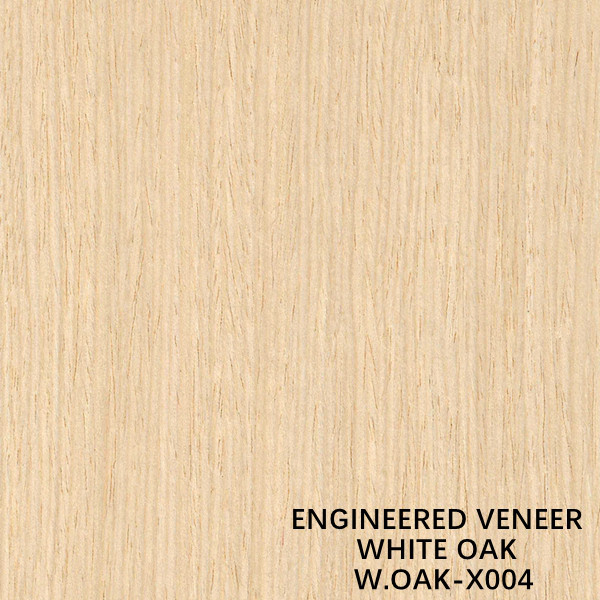 FANCY RECOMPOSED WOOD VENEER WHITE OAK X004 STRAIGHT GRAIN CUSTOMIZED SERVICE