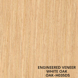 FANCY RECOMPOSED WOOD VENEER WHITE OAK H035DS STRAIGHT GRAIN CUSTOMIZED SERVICE