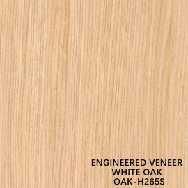 FANCY RECOMPOSED WOOD VENEER WHITE OAK H265S STRAIGHT GRAIN CUSTOMIZED SERVICE