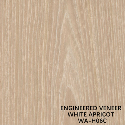 RECON WOOD VENEER WHITE APRICOT CROWN CUT H06C 2500-3100MM FOR DOOR AND WINDOWS