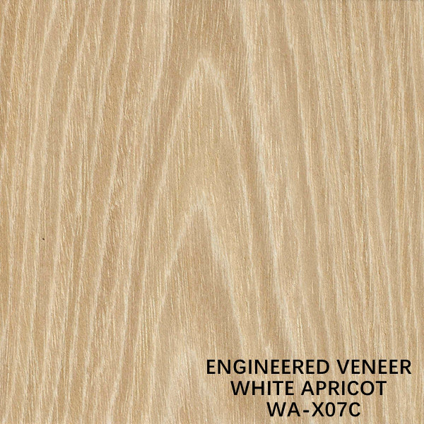 RECON WOOD VENEER WHITE APRICOT CROWN CUT X07C 2500-3100MM FOR DOOR AND WINDOWS