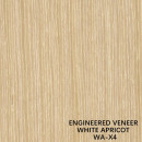 MAN MADE WOOD VENEER WHITE APRICOT QUARTER CUT STRAIGHT GRAIN X4 FOR FUNITURE