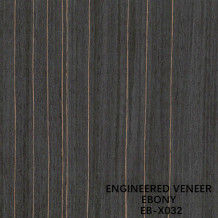 DECORATION FANCY RECOMPOSED WOOD VENEER EBONY STRAIGHT GRAIN X032 DARK COLOR OEM