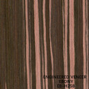 DECORATION FANCY RECON WOOD VENEER EBONY QURATER CUT FINELINE H258 BROWN OEM
