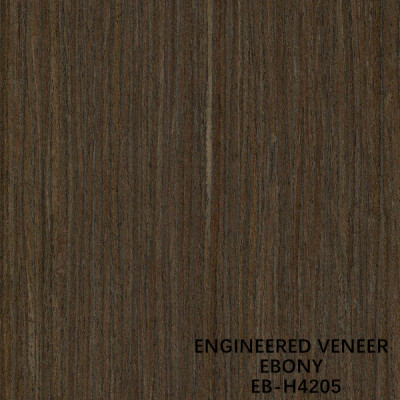 DECORATION FANCY RECON WOOD VENEER EBONY H4205 SLICE CUT TECHNICS STRAIGHT GRAIN