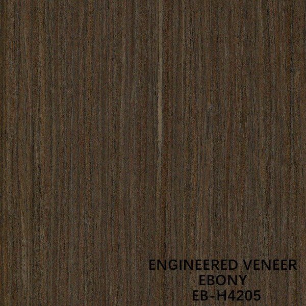 DECORATION FANCY RECON WOOD VENEER EBONY H4205 SLICE CUT TECHNICS STRAIGHT GRAIN