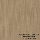 CUSTOMIZED ARTIFICIAL WOOD VENEER YELLOW OAK STRAIGHT CUT FINELINE H4336 DOOR