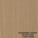 CUSTOMIZED ARTIFICIAL WOOD VENEER YELLOW OAK STRAIGHT CUT FINE-LINE H0536 DOOR
