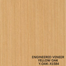CUSTOMIZED ARTIFICIAL WOOD VENEER YELLOW OAK STRAIGHT CUT FINE-LINE X1584 DOOR