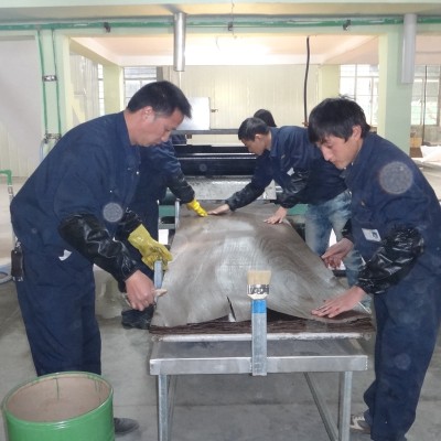 HIGH-END CUSTOM ENGINEERED WOOD VENEER OF ARROW AW-X2033 QUARTER CUT GREY 2050-3100MM LENGTHENED SIZE FOR WALL PANEL