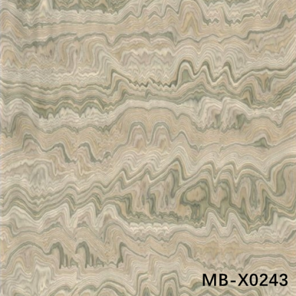 HIGH-END CUSTOM ENGINEERED WOOD VENEER OF MARBLE MB-X0243 MARBLE GRAIN 3100MM LENGTH FOR HOTEL DECORATION CHINA FACTORY