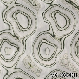 HIGH-END CUSTOM ENGINEERED WOOD VENEER OF MUSCOVITE MC-X8043H RING GRAIN 0.4MM OEM FACTORY OF CHINA